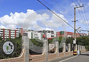 The fence of xiamen first middle school, adobe rgb