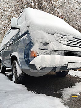 First snow on car