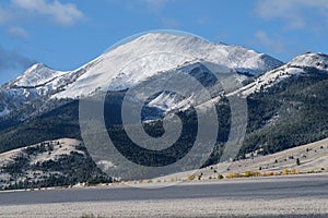 First Snow on Portland Mountain in the Lemhi Mountains