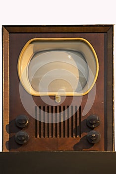 First television - TV - Philips 1950, vintage television photo