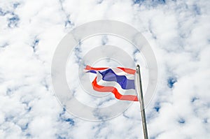 This is the first use of the national flag of Thailand.