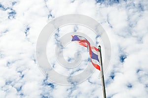 This is the first use of the national flag of Thailand.