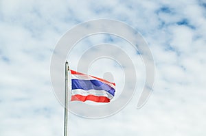 This is the first use of the national flag of Thailand.