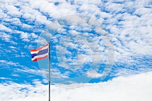 This is the first use of the national flag of Thailand.