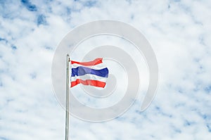 This is the first use of the national flag of Thailand.