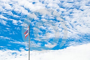 This is the first use of the national flag of Thailand.