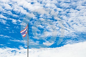 This is the first use of the national flag of Thailand.