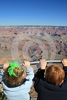 First view of Grand Canyon