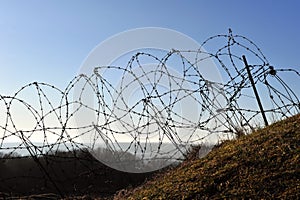 First world war Fort Douaumont barbed wire