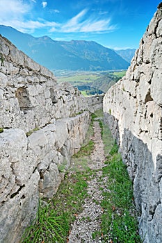 First World War fortifications in Alps photo