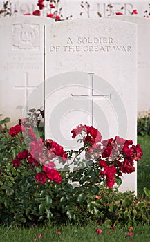 First World War - the Great War - memorials in Flanders, Belgium