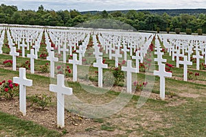 First World War Memorial Cemetery in Verdun, France