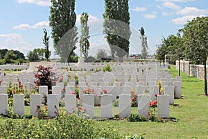 First World War Oosttaverne Wood CWGC Cemetery Belgium