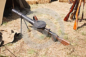 First World Warâ€“era machine gun