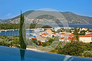 Fiscardo village Kefalonia in Greece