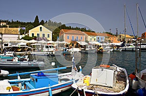 Fiscardo village at Kefalonia, Greece