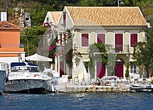 Fiscardo village at Kefalonia, Greece