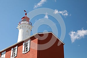 Fisgard Lighthouse National Historic Site along the Pacific coast near Victoria, Canada