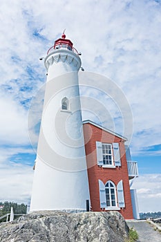 Fisgard Lighthouse National Historic Site, on Fisgard Island at