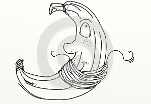 Fish Animated symbol, with bandana anti covid 19 photo