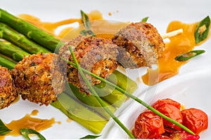 Fish ball on a skewer