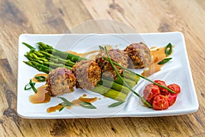 Fish ball on a skewer