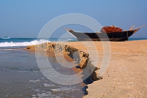 Fish-Boat on the Shore