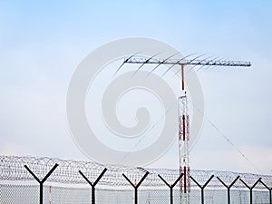 Fish bone antennae and fence