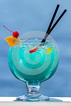 Fish Bowl cocktail