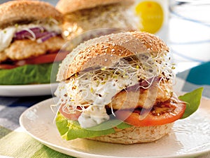 Fish burger