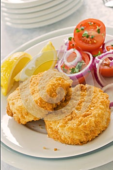 Fish Cakes on a Plate