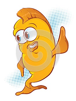 Fish Cartoon Character