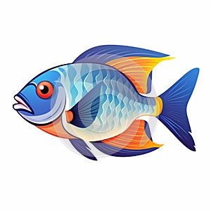 Fish changing colour tropical yellow fish with teal stripes tail bass fishing clip art yellow betta fish