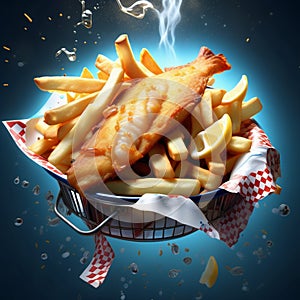 Fish and chips, classic dish enjoyed for centuries, is a symphony of flavors and textures