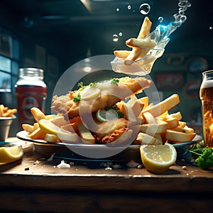 Fish and chips, classic dish enjoyed for centuries, is a symphony of flavors and textures