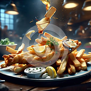 Fish and chips, classic dish enjoyed for centuries, is a symphony of flavors and textures