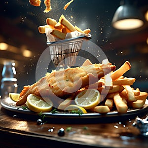 Fish and chips, classic dish enjoyed for centuries, is a symphony of flavors and textures