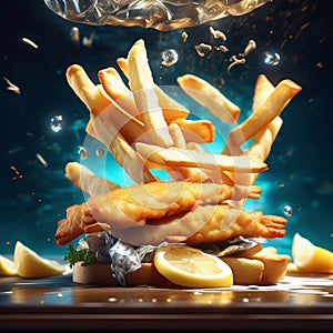 Fish and chips, classic dish enjoyed for centuries, is a symphony of flavors and textures