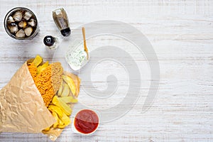 Fish and Chips on Copy Space