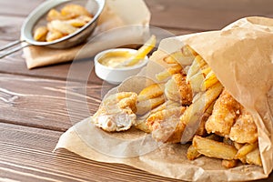 Fish and chips fast food