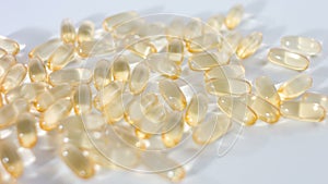 Fish cod liver oil pills