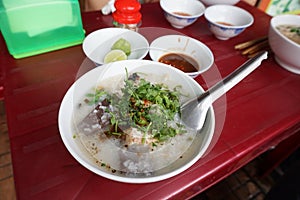 Fish congee chao ca - Vietnamese cuisine