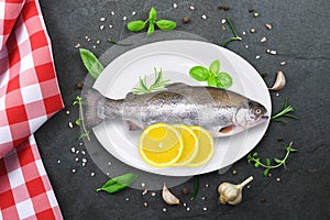 Fish cooking in classical italian style