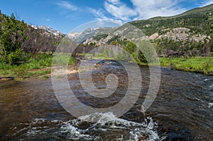 Fish Creek Beaver Ponds in Rocky Mountain National Park Colorado photo
