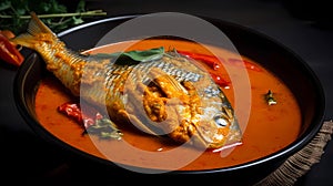 Fish Curry Delight, Made with Generative AI