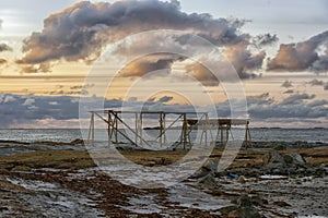 Fish drying racks