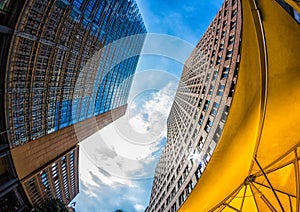 Fish-Eye View of the Berlin Skyline