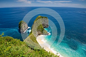 Kelingking beach on the island of Nusa Penida in Bali 2 photo