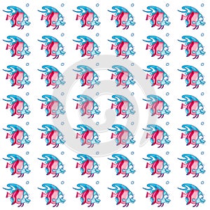 Fish, gift card or cloth, pattern, repeating pattern,