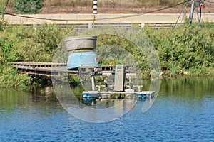 Fish growing ponds and migrating birds in Israel